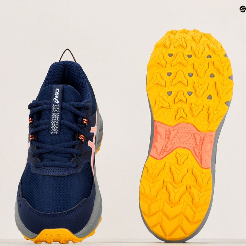 Vaikiški bėgimo bateliai ASICS Gel-Venture 9 GS blue expanse/sun coral 10