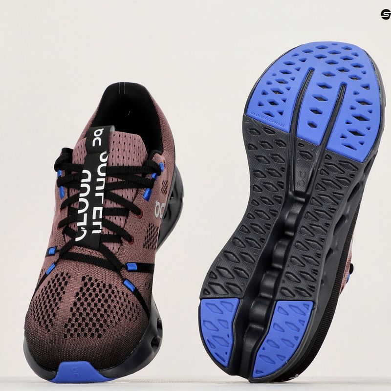 Vyriški bėgimo bateliai On Cloudsurfer black/cobalt 11