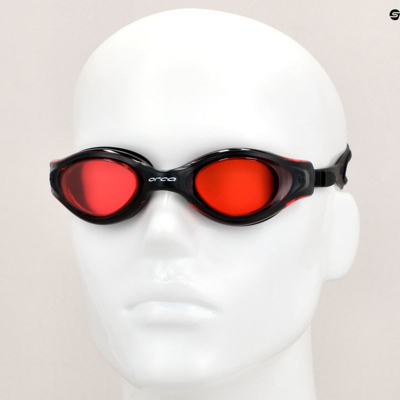 Plaukimo akiniai Orca Killa Vision red/black 8