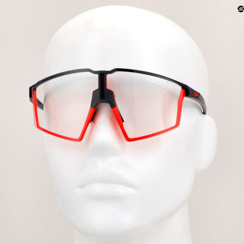 Akiniai nuo saulės Julbo Edge Reactiv 0-3 mat black/mat fluo orange/clear 10