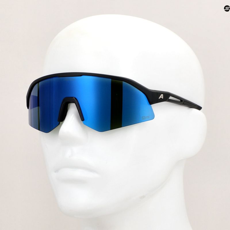 Akiniai nuo saulės Alpina Sonic Q-Lite black matt/blue mirror 9