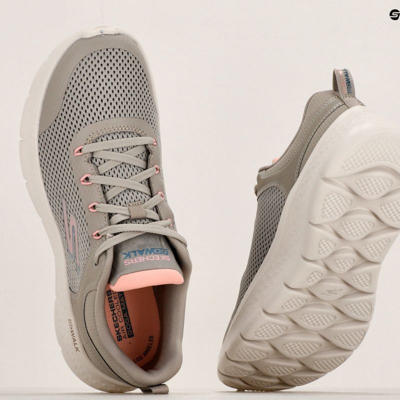Moteriški batai SKECHERS Go Walk Flex Caley taupe/pink 9