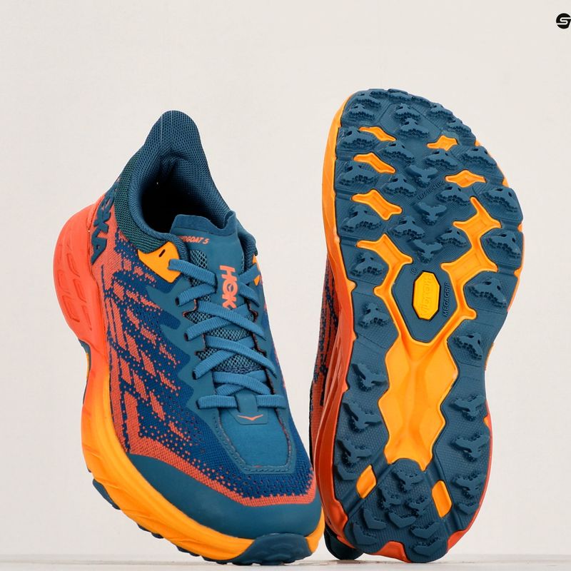 Moteriški bėgimo bateliai HOKA Speedgoat 5 Wide blue coral/camellia 10