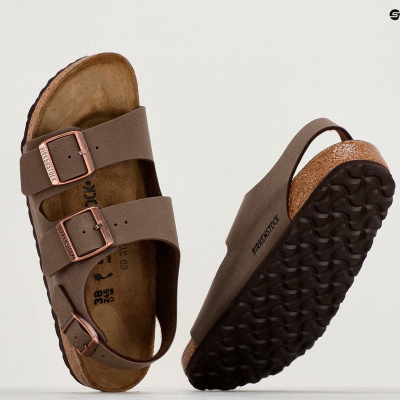 Sandalai BIRKENSTOCK Milano BFBC Narrow mocha 11