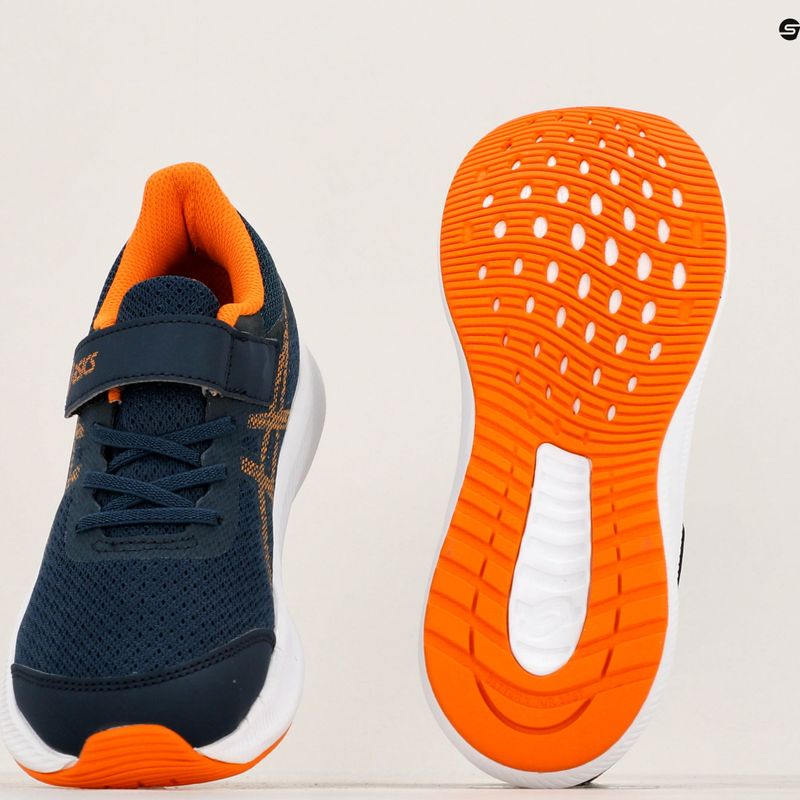 Vaikiški bėgimo batai ASICS Patriot 13 PS french blue/bright orange 12