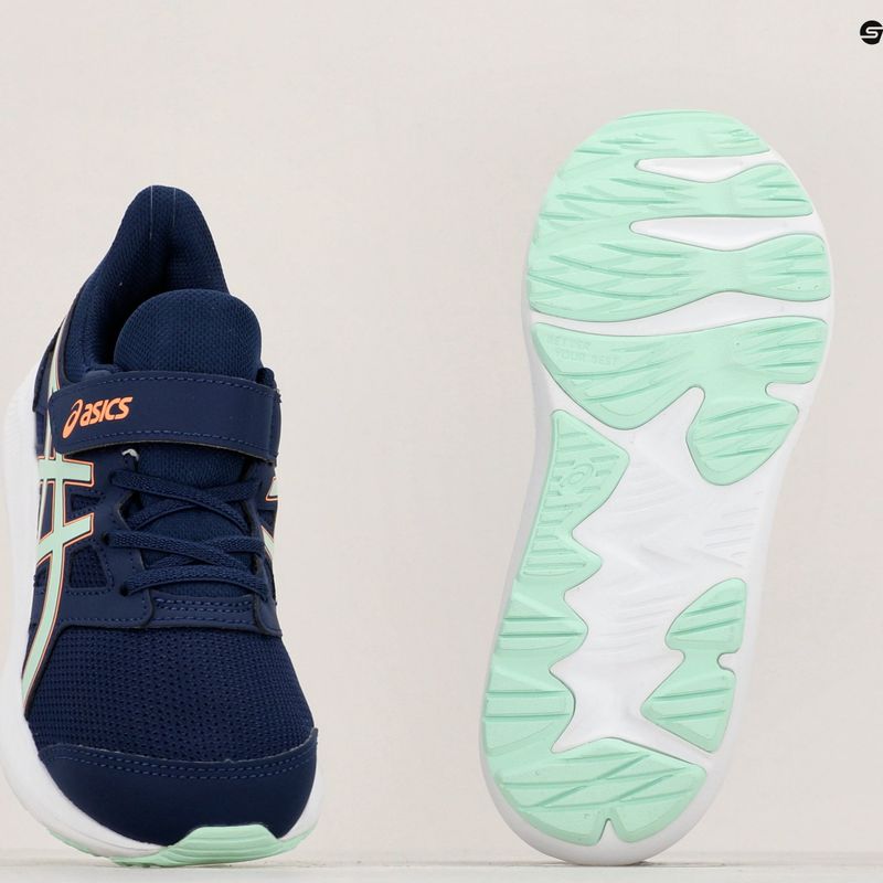 Vaikiški bėgimo batai ASICS Jolt 4 PS blue expanse/mint tint 12