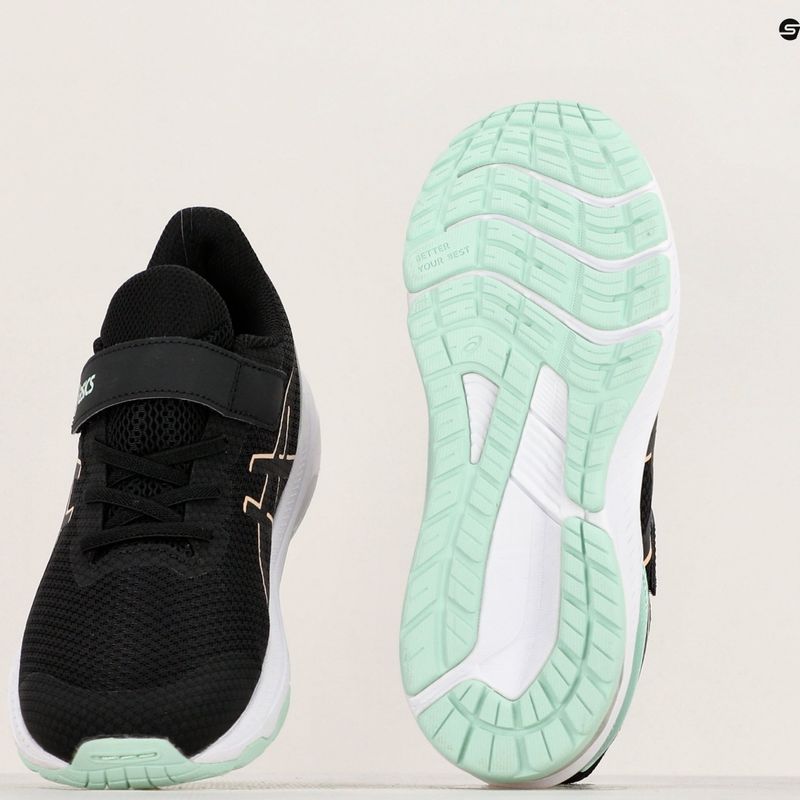 Vaikiški bėgimo batai ASICS GT-1000 12 PS black/apricot crush 12