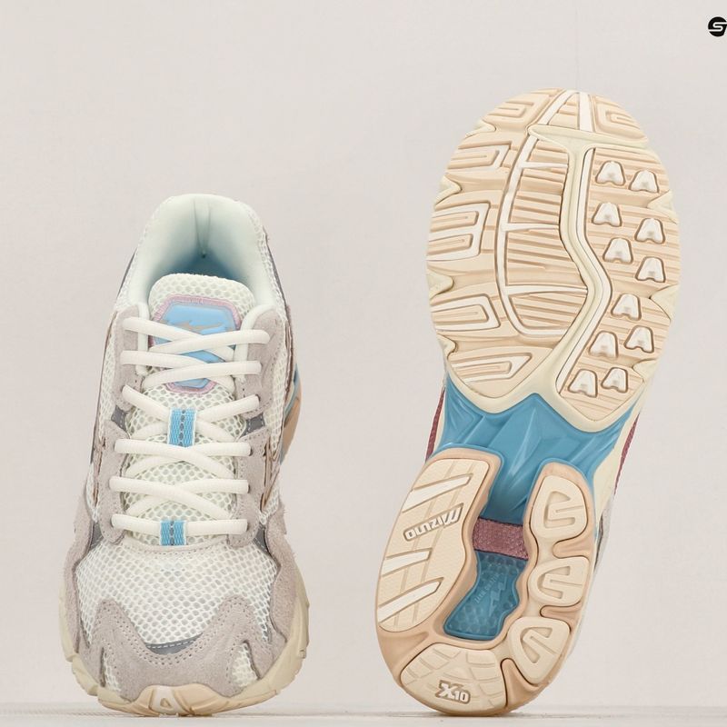 Moteriški batai Mizuno Wave Rider 10 white sand/shifting sand/snow white 10
