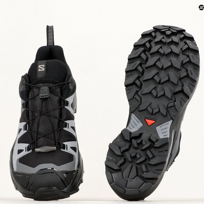 Vyriški turistiniai batai Salomon X Ultra 360 GTX black/magnet/quiet shade 9