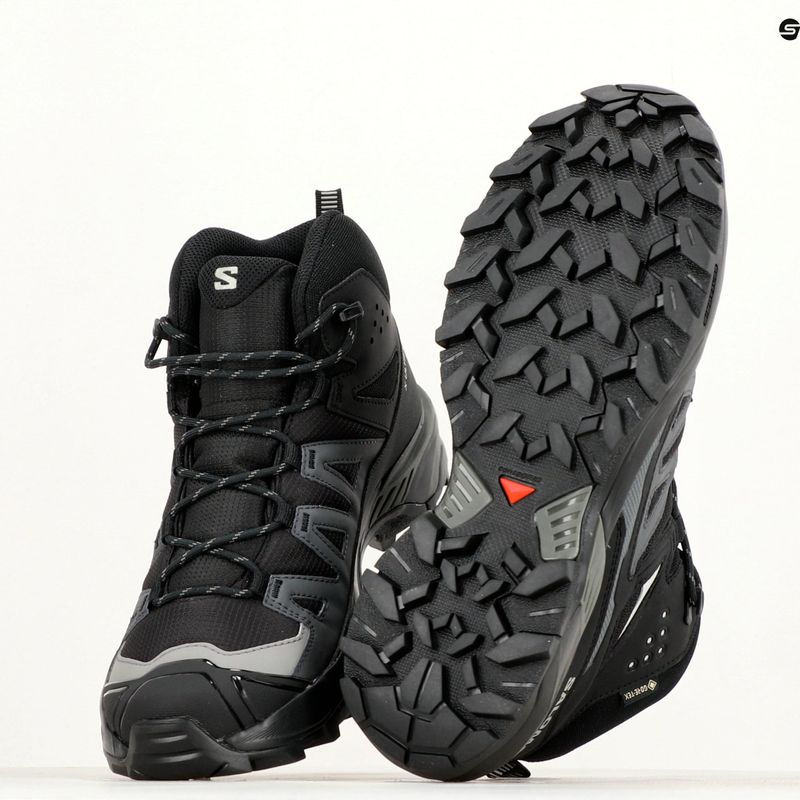 Vyriški žygio batai Salomon Cross Hike MID GTX 2 black/black/magnet 12