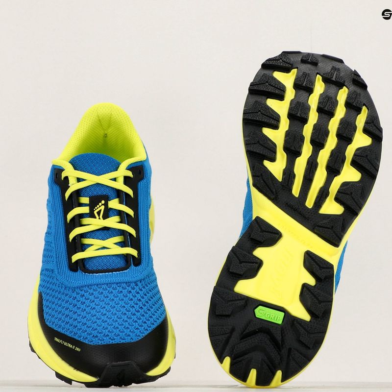 Vyriški bėgimo bateliai Inov-8 Trailfly Ultra G 280 blue/yellow 9