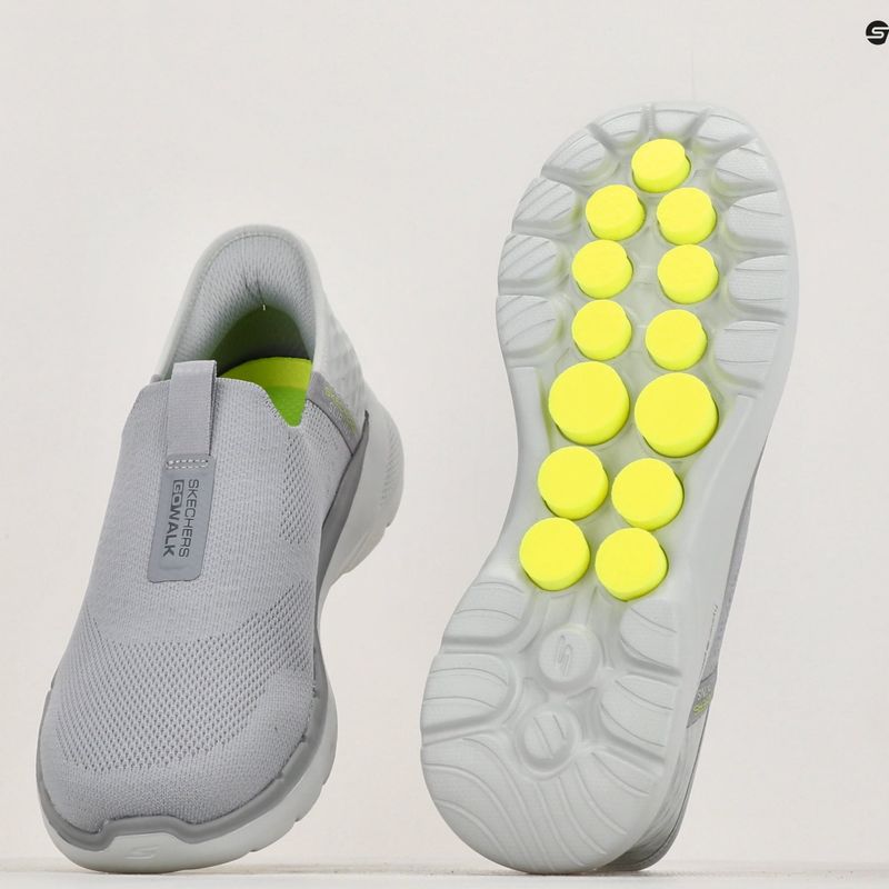 Vyriški batai SKECHERS Slip-ins Go Walk 6 Easy On grey/grey/green 9