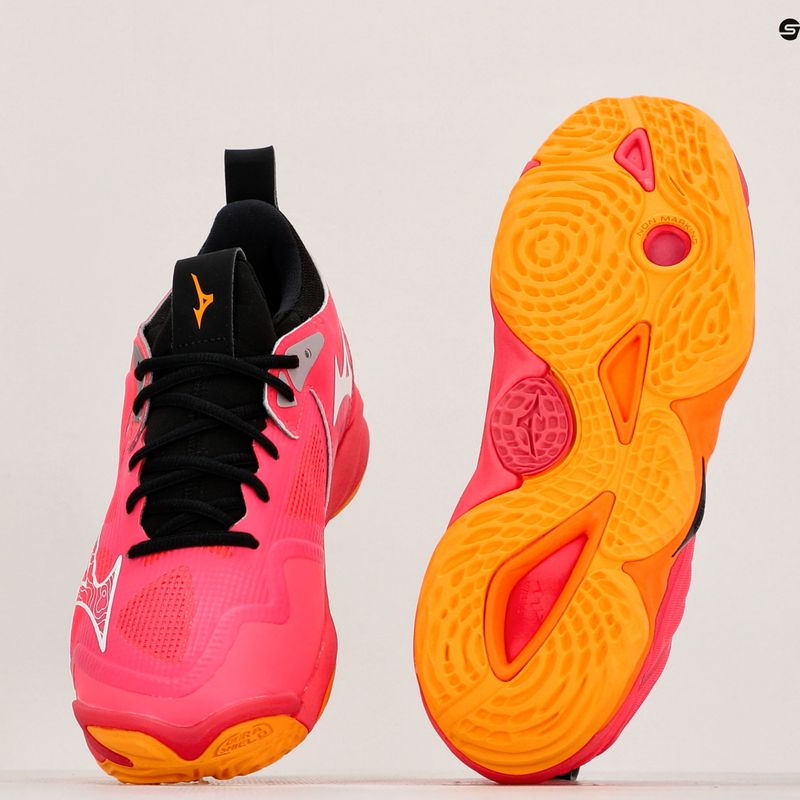 Vyriški tinklinio batai Mizuno Wave Momentum 3 radiant red/white/carrot curl 10