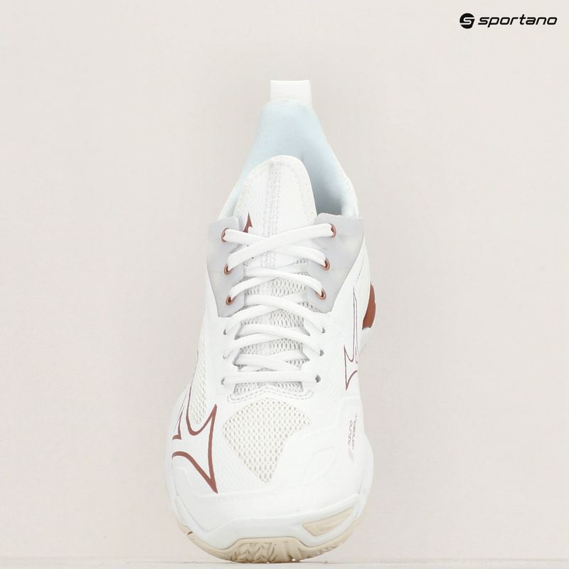 Vyriški bėgimo bateliai Mizuno Wave Rebellion Sonic 2 white/hot coral/harbor mist 9