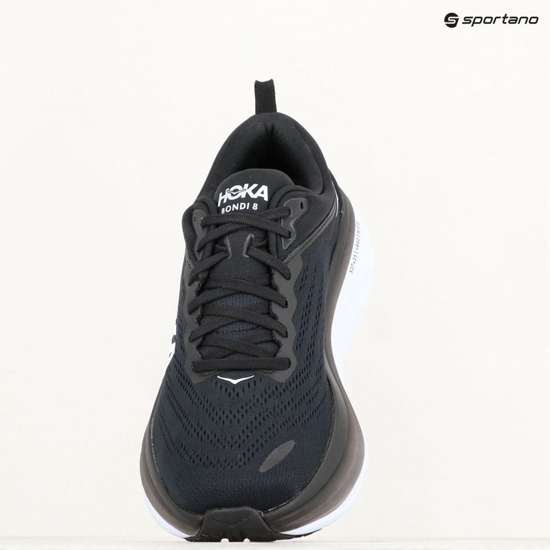 Vyriški bėgimo bateliai HOKA Bondi 8 Wide black/white 9