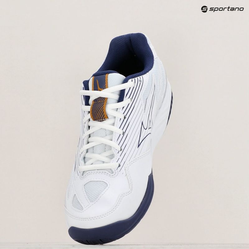 Vyriški tinklinio bateliai Mizuno Cyclone Speed 4 white/blueribbon/mp gold 9