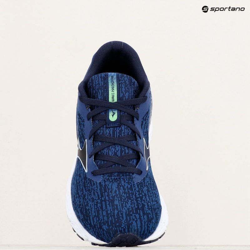 Vyriški bėgimo bateliai Mizuno Wave Prodigy 5 bdepths/white/tech green 9