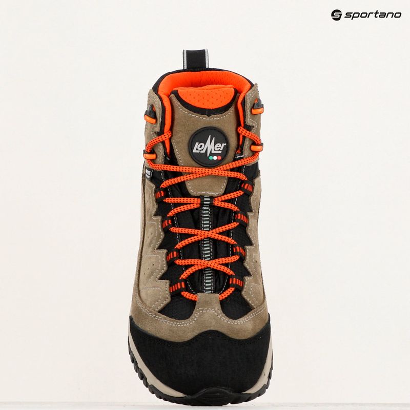 Vyriški žygio batai Lomer Sella High Mtx Suede truffle 10