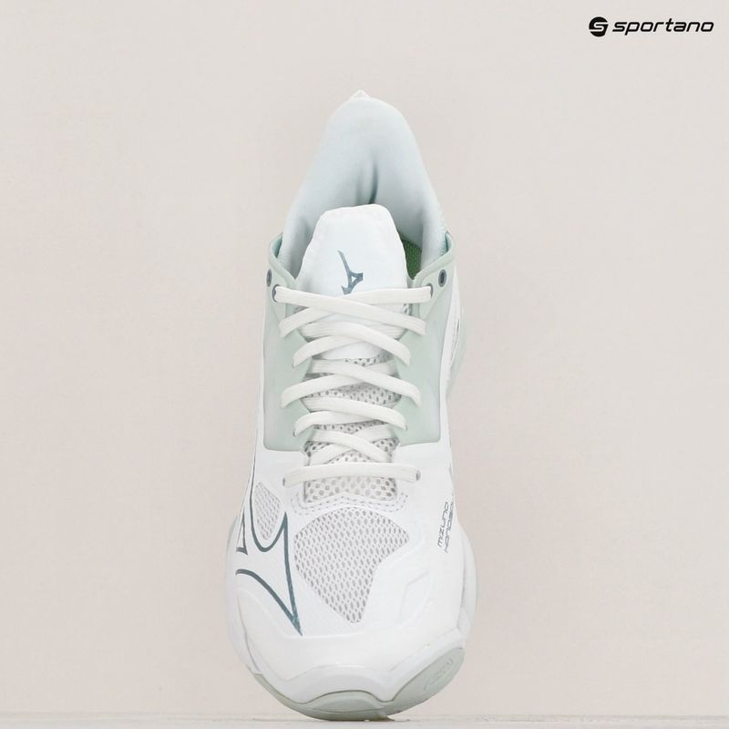 Moteriški rankinio bateliai Mizuno Wave Mirage 5 white/glacial ridge/patinagreen 9