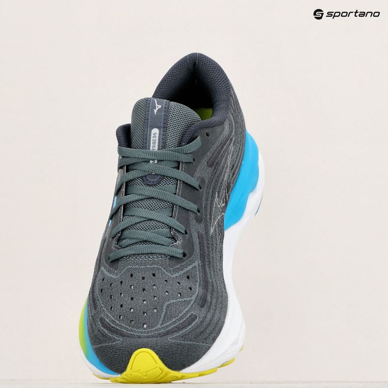 Vyriški bėgimo bateliai Mizuno Wave Skyrise 4 sweater/pblue/jet blue 9