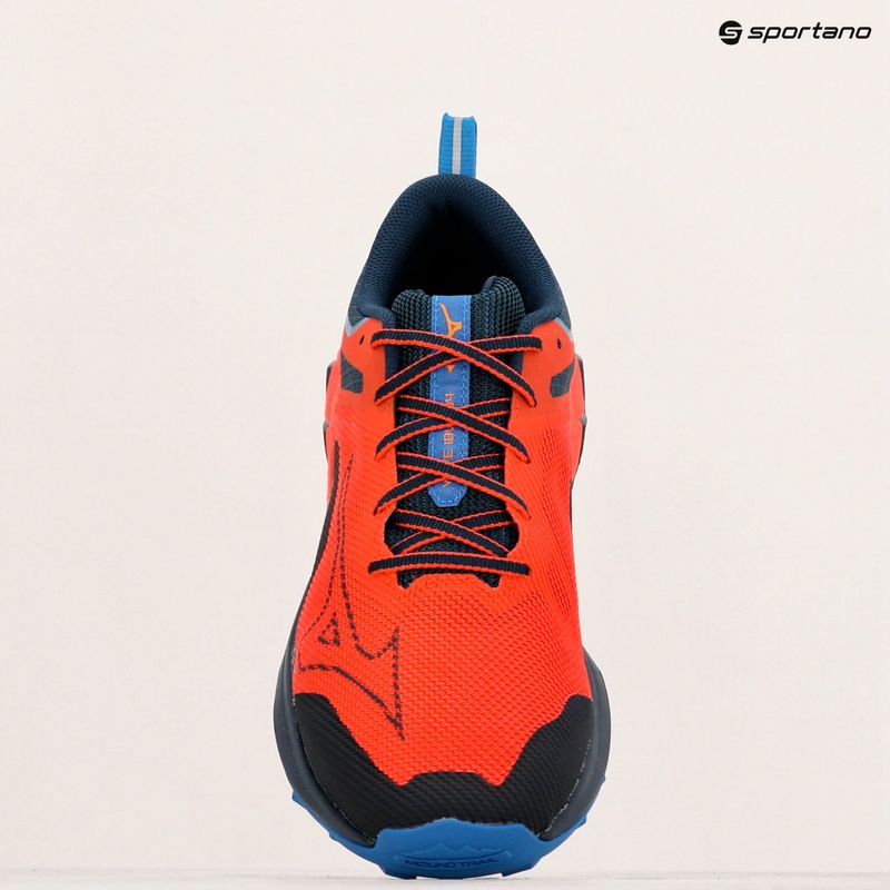 Vyriški bėgimo bateliai Mizuno Wave Ibuki 4 tigerlily/dblue/sblue 9