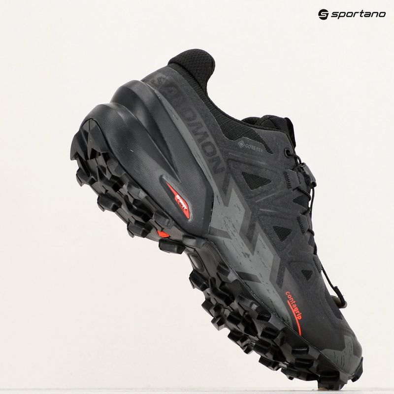 Moteriški bėgimo batai Salomon Speedcross 6 GTX black/black/phan 9