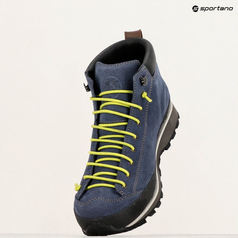 Vyriški turistiniai batai Lomer Bio Naturale Mid Mtx Suede flag/lime 10