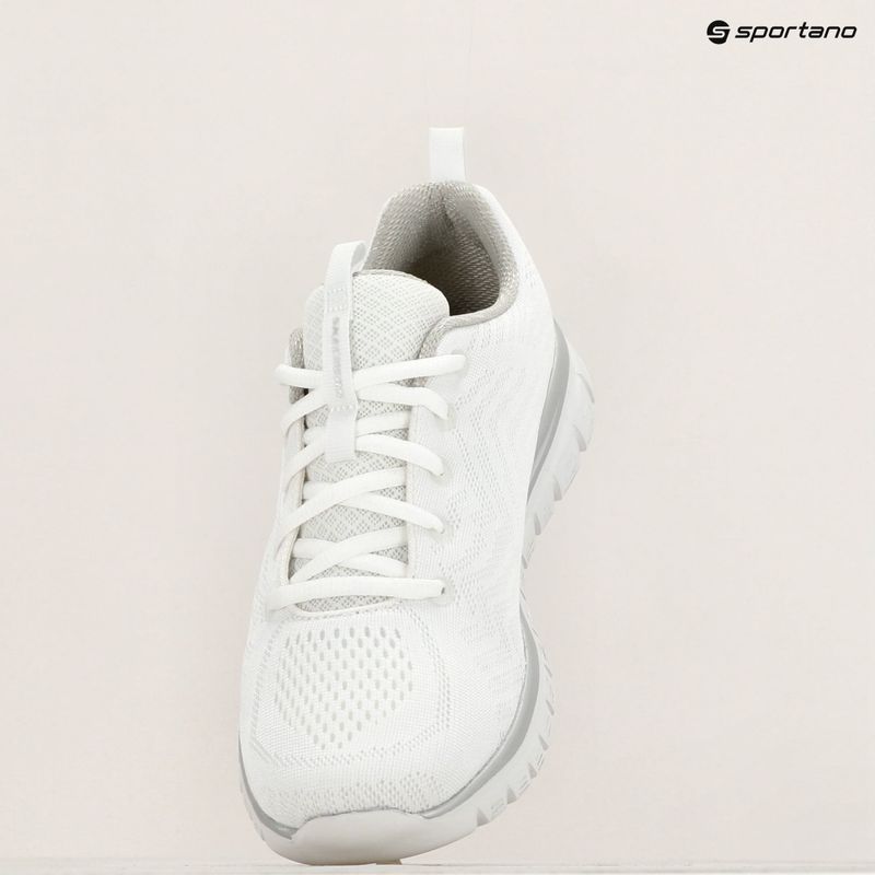 Moteriški batai SKECHERS Graceful Get Connected white/silver 9