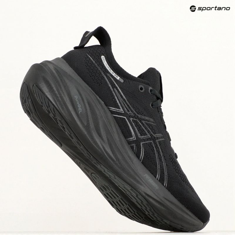 Moteriški bėgimo batai ASICS Gel-Nimbus 26 black/black 9