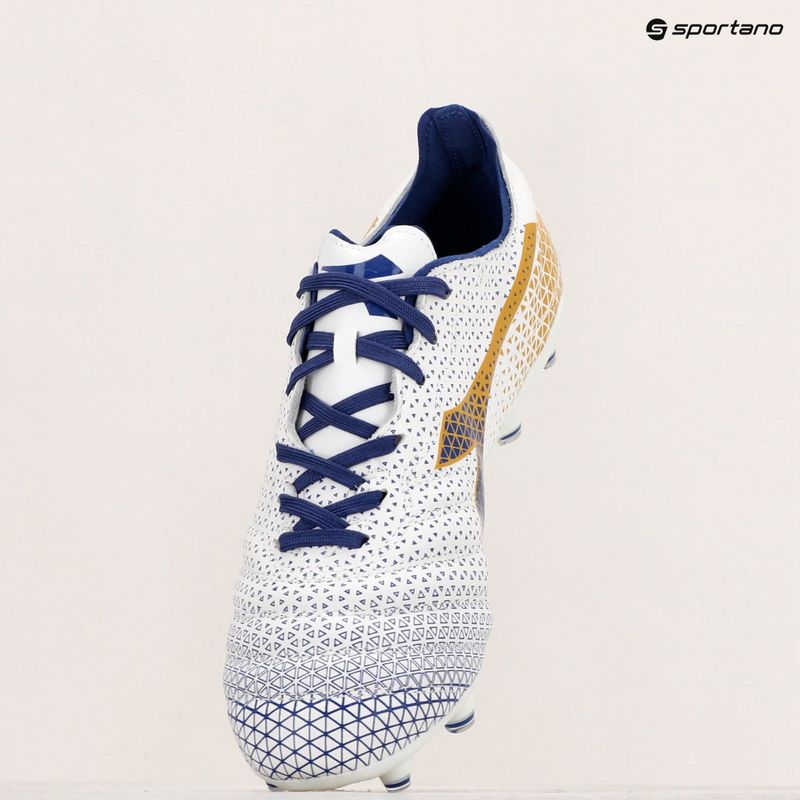 Vyriški futbolo bateliai Diadora Brasil Elite GR LT LP12 white/blue/gold 16