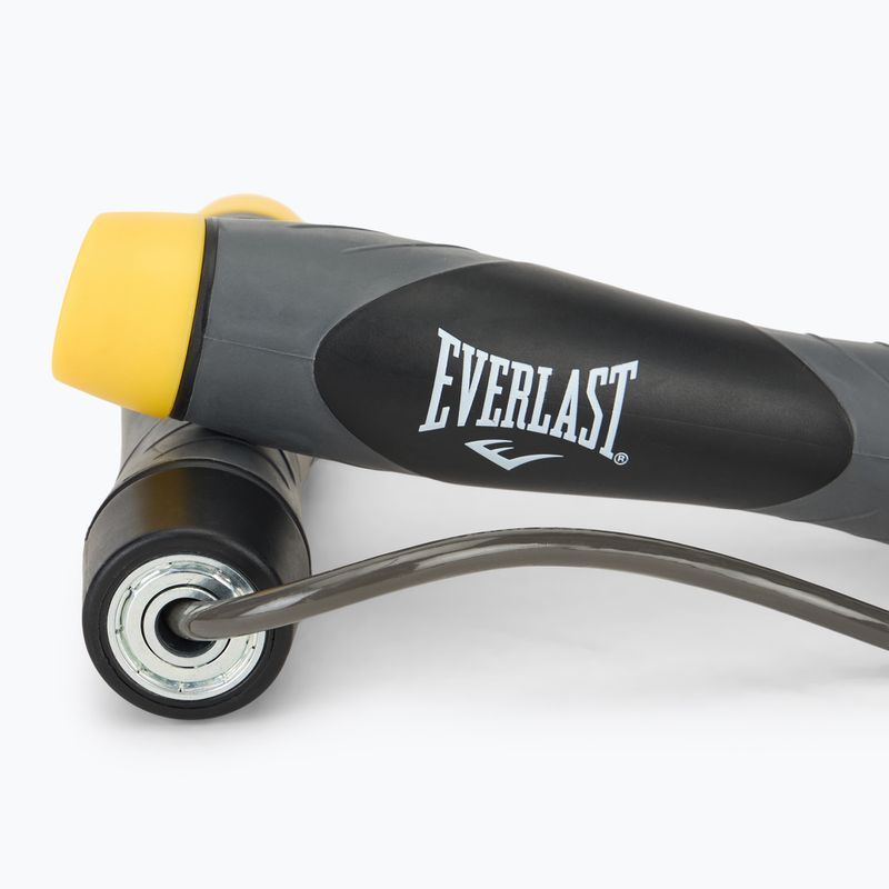 Šokdynė su svarmenimis Everlast Weighted Jump Rope grey/black 2