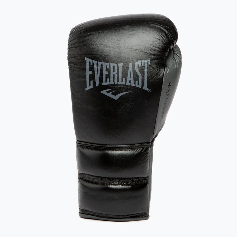 Bokso pirštinės Everlast Powerlock 2 Laced Pro Training black 8