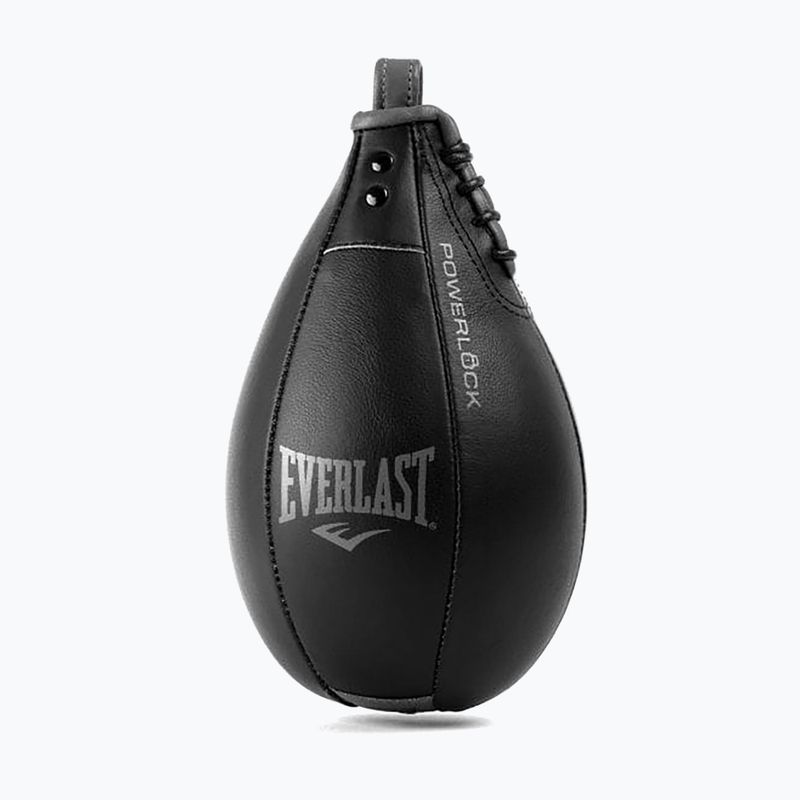 "Everlast Powerlock Premium" odinis bokso boksas perlamutro juodos spalvos