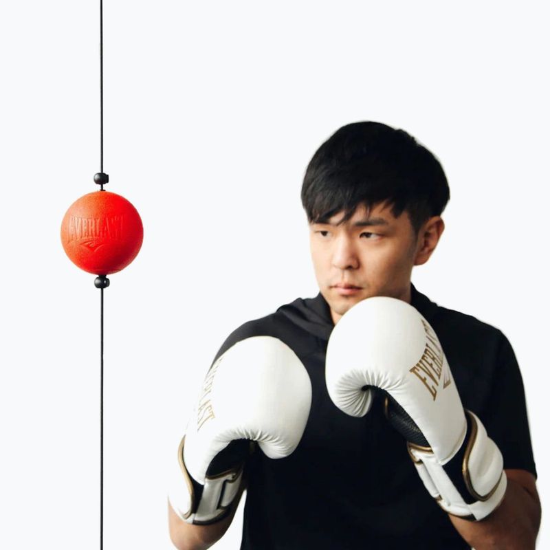 Refleksinis kamuolys Everlast Powerlock Double-End Reflex red/black 2