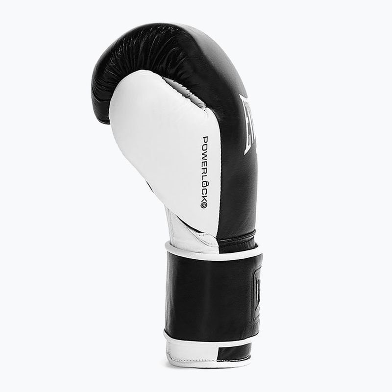 Bokso pirštinės Everlast Powerlock Pro OG H&L black/white 3