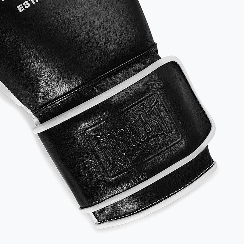 Bokso pirštinės Everlast Powerlock Pro OG H&L black/white 4