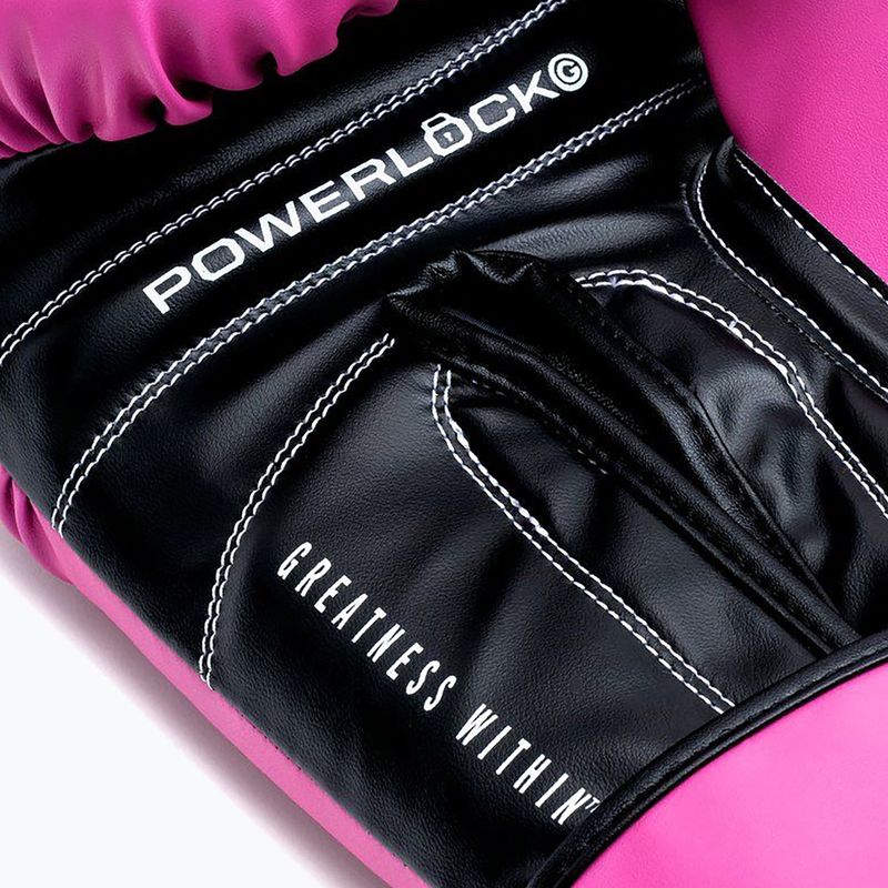Bokso pirštinės Everlast Powerlock Pro OG H&L Training Glove pink/black 6