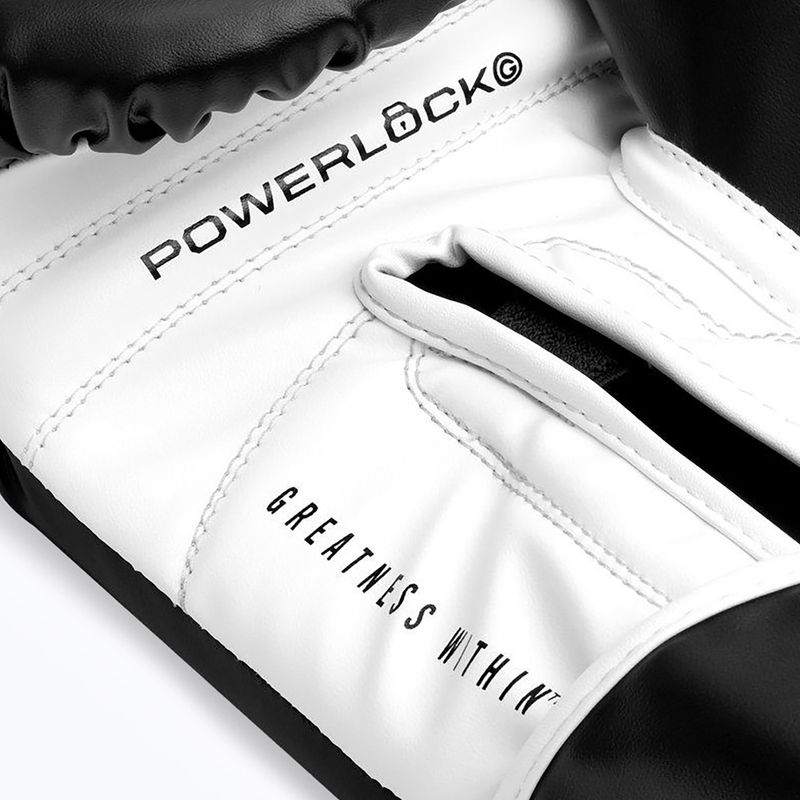 Bokso pirštinės Everlast Powerlock Pro OG H&L Training Glove white/black 6