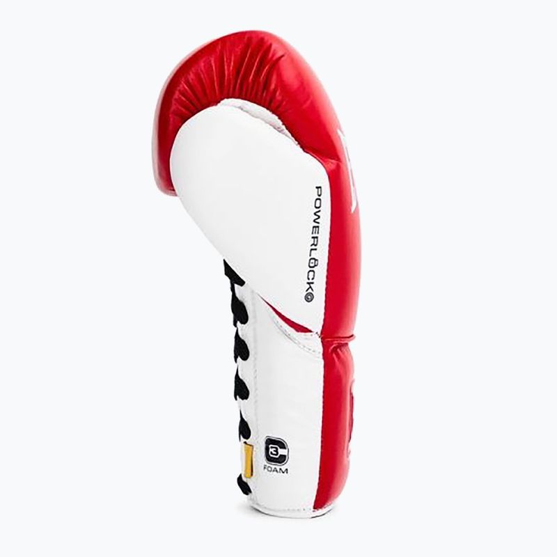 Bokso pirštinės Everlast Powerlock OG Pro Fight red/white 3
