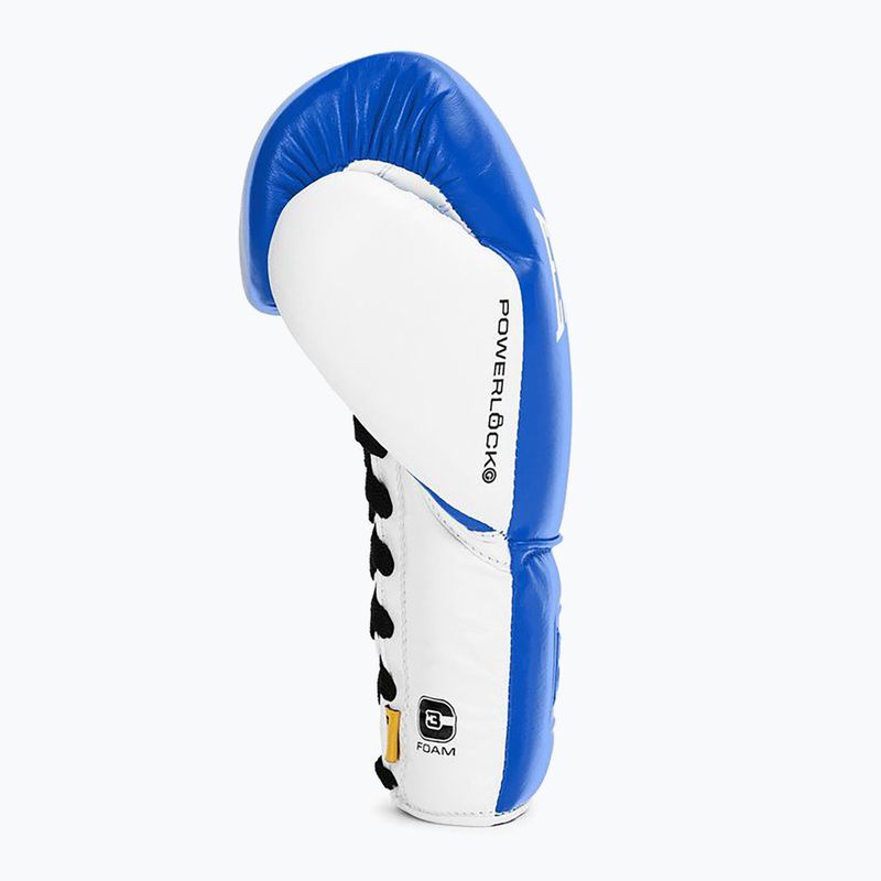 Bokso pirštinės Everlast Powerlock OG Pro Fight blue/white 3