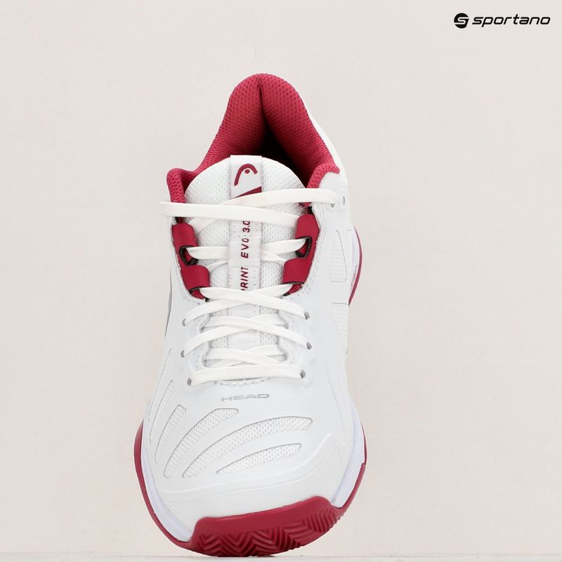 Moteriški teniso bateliai HEAD Sprint Evo 3.0 Clay white/berry 9