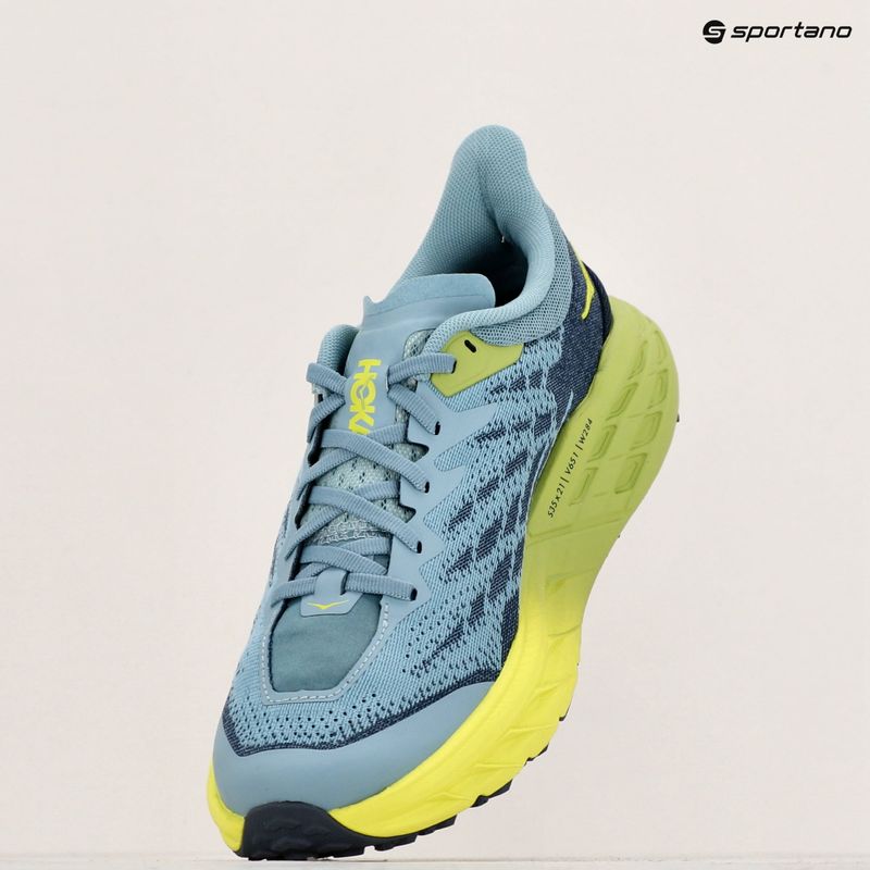 Vyriški bėgimo batai HOKA Speedgoat 5 stone blue/dark citron 9