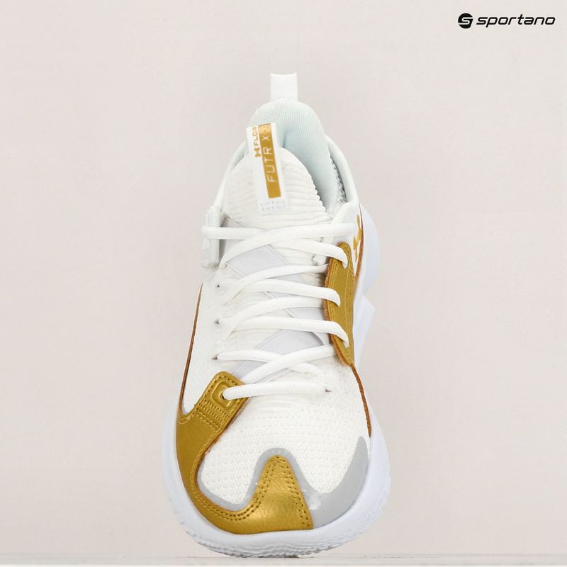 Krepšinio batai Under Armour Flow Futr X3 white/white/metallic gold 9