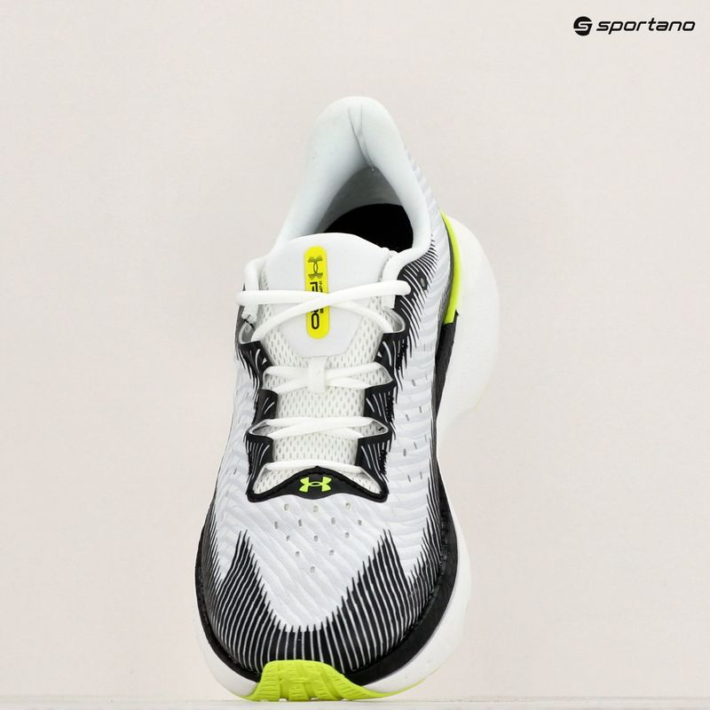 Vyriški bėgimo bateliai Under Armour Infinite Pro white/black/high vis yellow 9