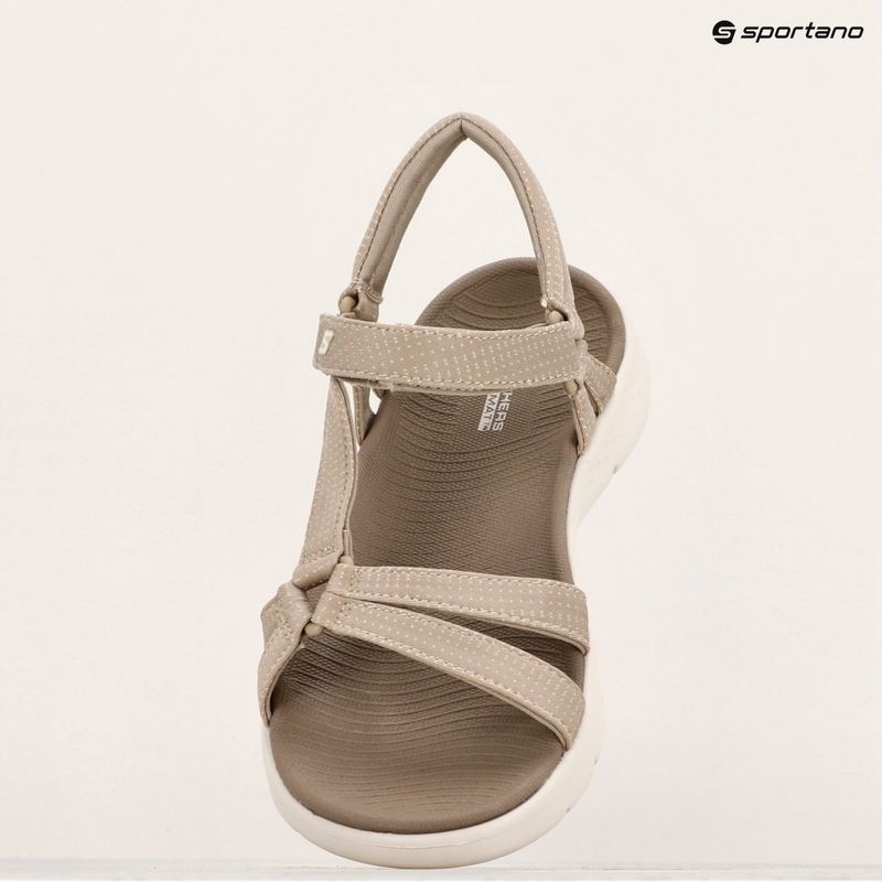 Moteriški sandalai SKECHERS Go Walk Flex Sandal Sublime taupe 15