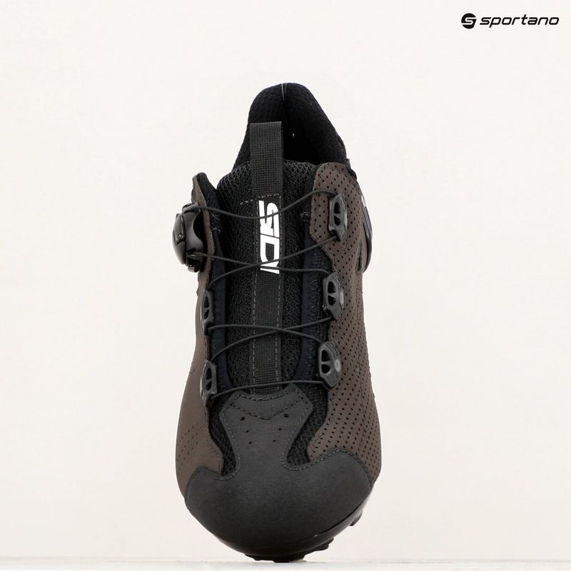 Vyriški MTB dviračių batai Sidi MTB Gravel black/brown 11