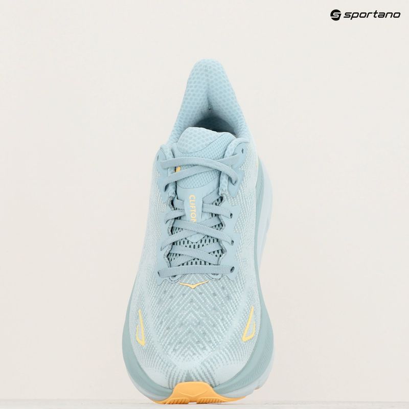 Moteriški bėgimo bateliai HOKA Clifton 9 cloud blue/ice flow 10