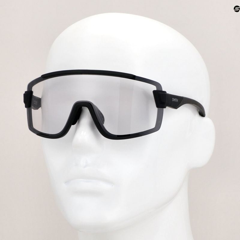 Akiniai nuo saulės Smith Wildcat matte black/photochromic clear to gray 8