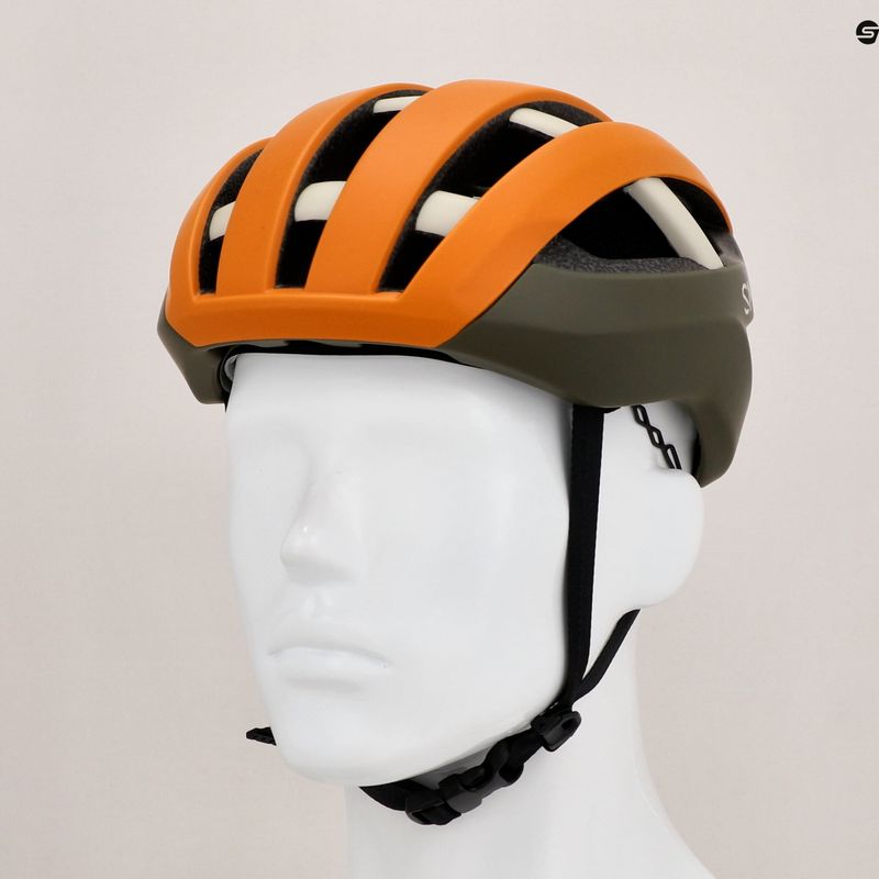 Dviračio šalmas Smith Network MIPS matte sunrise/forest bone 7
