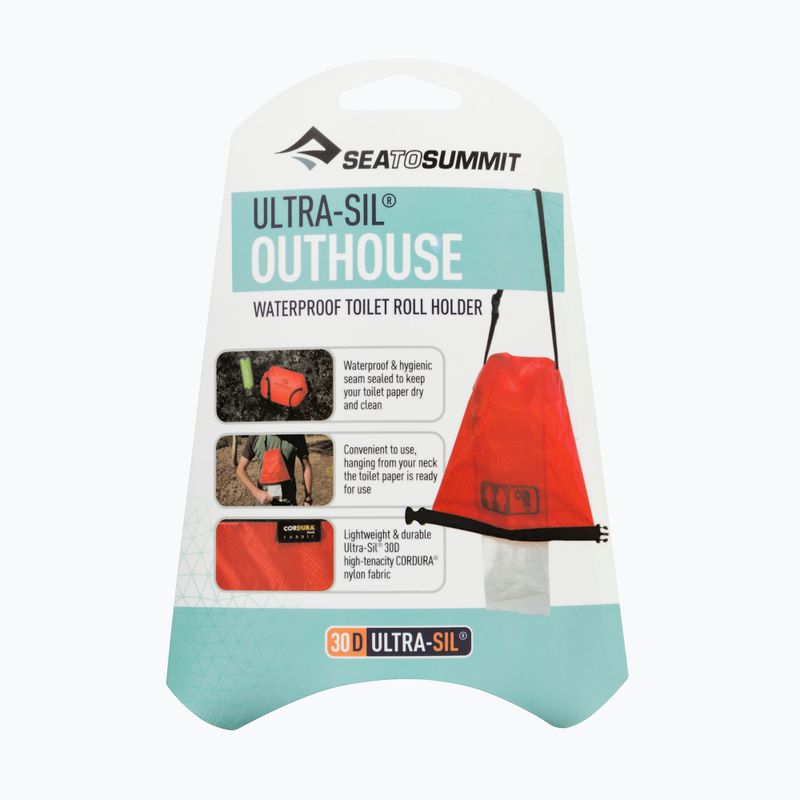 Tualetinio popieriaus maišas Sea To Summit Ultra-Sil Outhouse orange 6